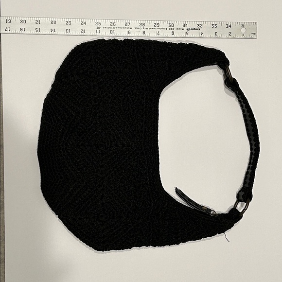 Black Sak Crocheted Sling Purse - Picture 7 of 7